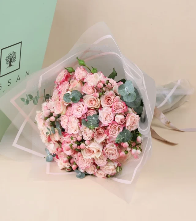 باقة ورد من أغصان